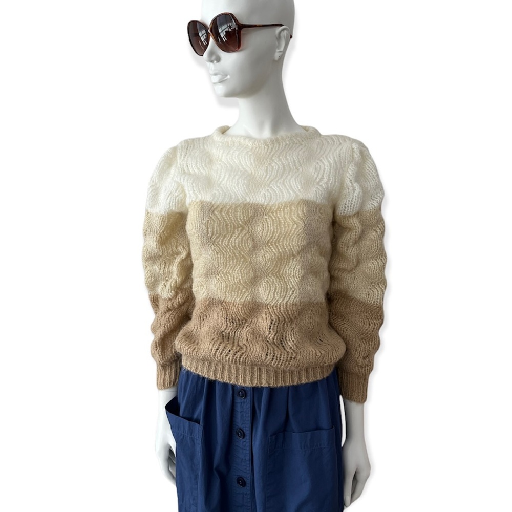 Vintage Jeff Laurent Knit Wave Sweater